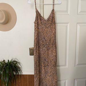 Leopard print dress